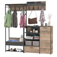 Прихожая, Прихожая с вешалкой для одежды и тумбой-комодом Трувор