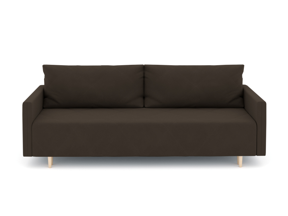 Диваны еврокнижки, Диван-кровать Милли с подлокотниками, велюр