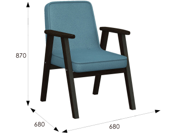 Кресло Мебелик Ретро