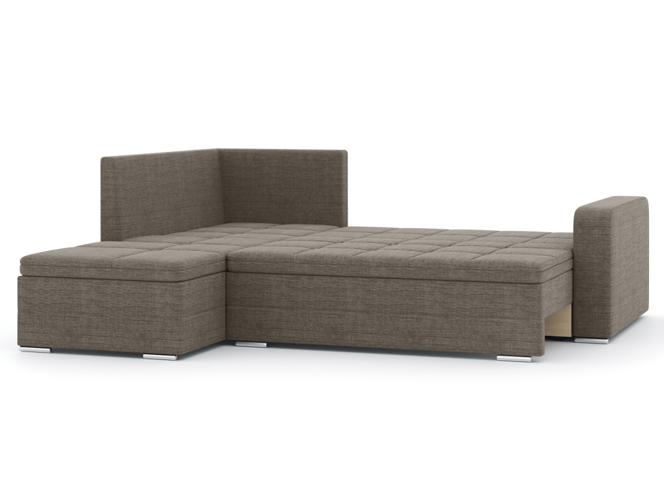 Диваны угловые в гостиную, Диван-кровать угловой еврокнижка Бромен, рогожка Люкс