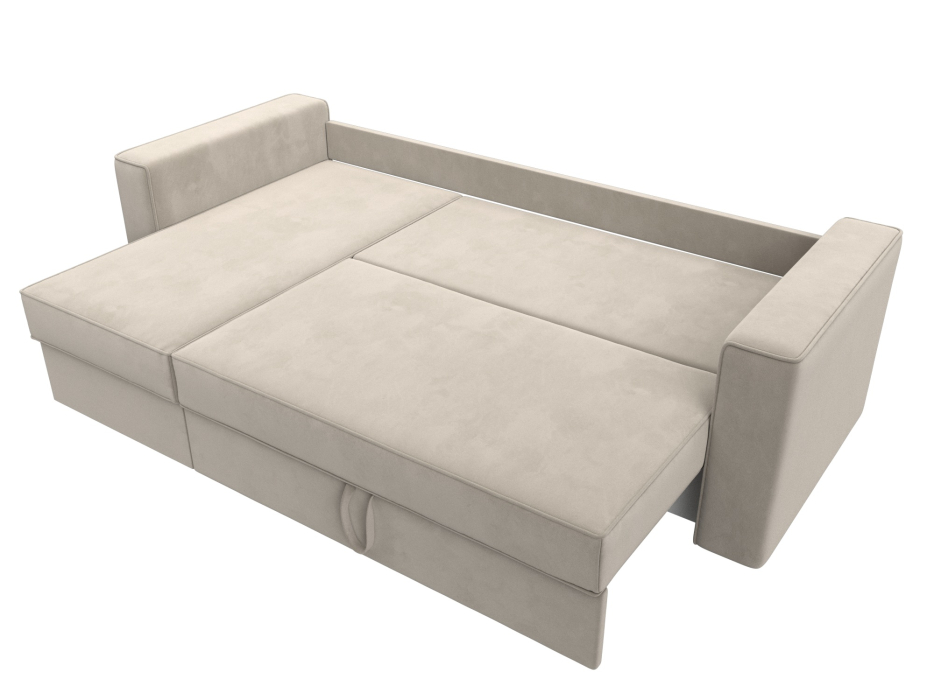 Диваны угловые в гостиную, Угловой диван Принстон левый угол, микровельвет