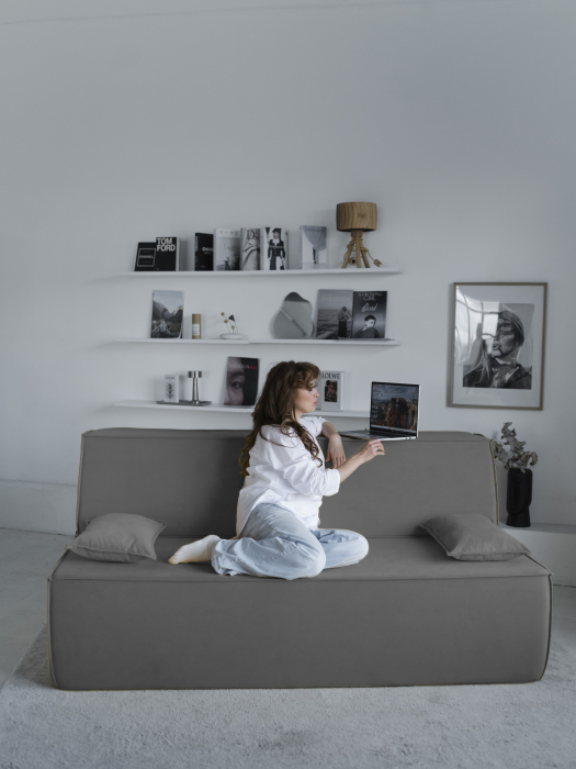 Бескаркасные диваны, Диван бескаркасный Клайд, велюр