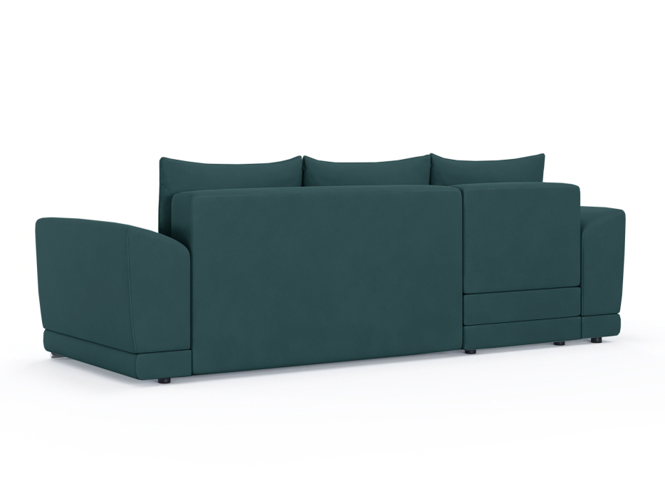 Диваны угловые в гостиную, Диван-кровать угловой Рентон еврокнижка, велюр