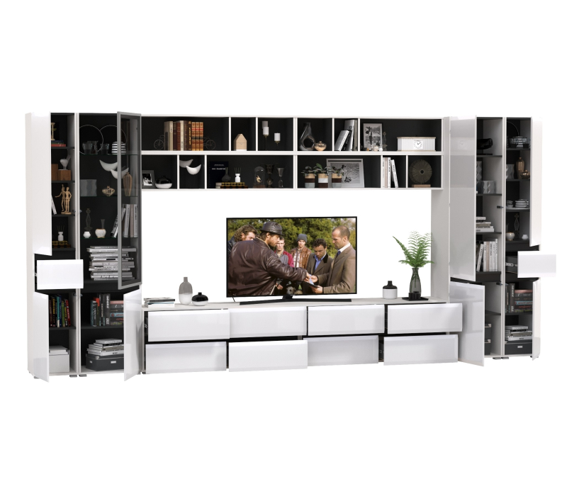 Стенки для гостиной, Сидней корпусная мебель для гостиной № 93