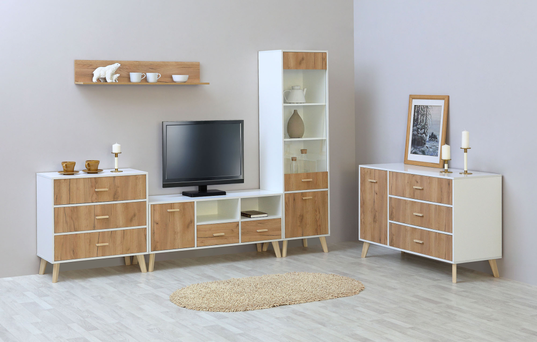 Комоды, Комод 1200х500х820 Скандик