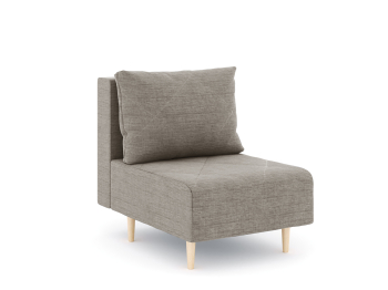 Кресло для отдыха Милли без подлокотников, рогожка Люкс