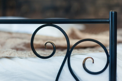 Кованая кровать Лацио 1.4 с одной спинкой