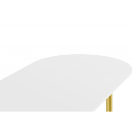 Стол Хьюго О 180 х 90 (золотые ноги)