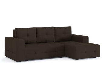 Диван-кровать угловой Прадо, еврокнижка, велюр