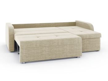 Диван-кровать угловой Мини Люкс трехсекционная еврокнижка, рогожка Люкс