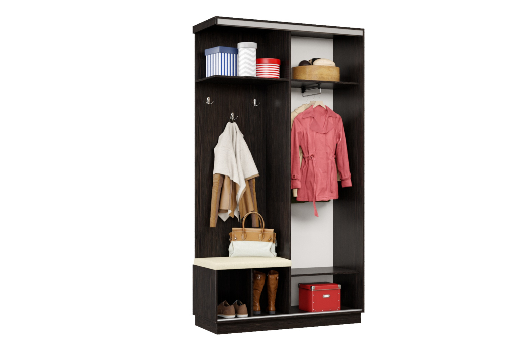 Прихожие, Прихожая Премьер 03 Лайт Мини 11 Левая Мягкая