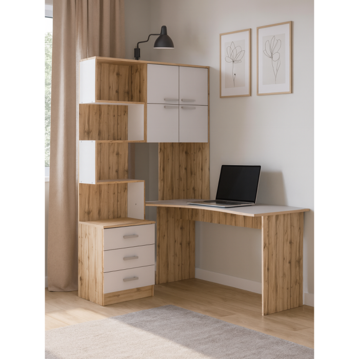 Угловые компьютерные столы, Компьютерный стол Ганор правый