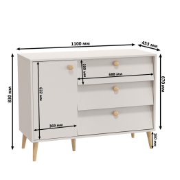 Стильная современная спальня Афина 1400