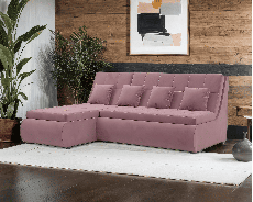 Диваны угловые в гостиную, Диван угловой Дубай (Велюр)