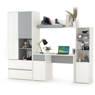 Для девочек, Детская мебельная стенка Торонто № 4