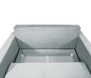 Диван-кровать еврокнижка Марс, 140, велюр