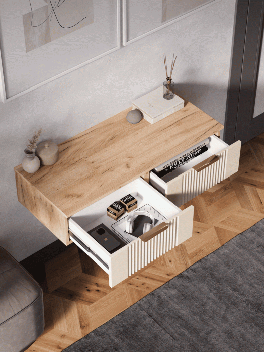 Прикроватные и настенные  столики, Тумба подвесная Ингрия Luxe 10