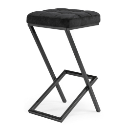 Барный стул Амаури, велюр