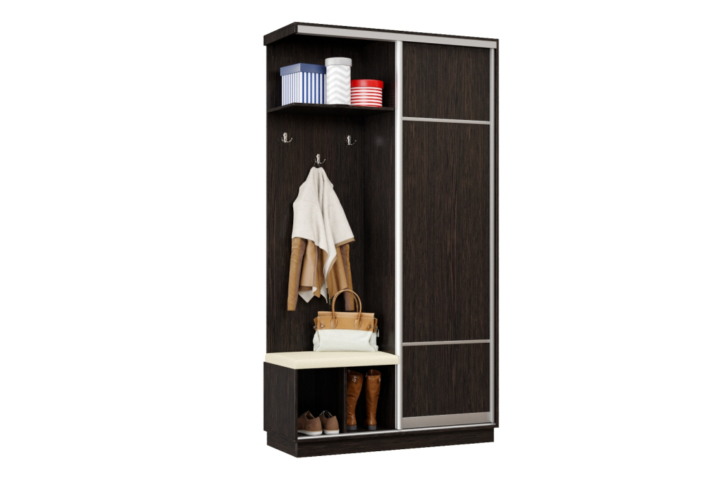 Прихожие, Прихожая Премьер 02 Лайт Мини 08 Левая Мягкая