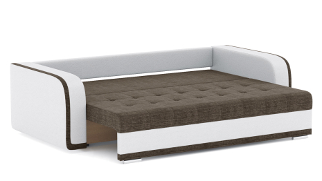 Диван-кровать Генри еврокнижка, рогожка+кож.зам