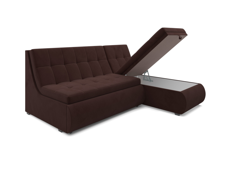 Диваны угловые в гостиную, Диван угловой Дубай (Велюр)