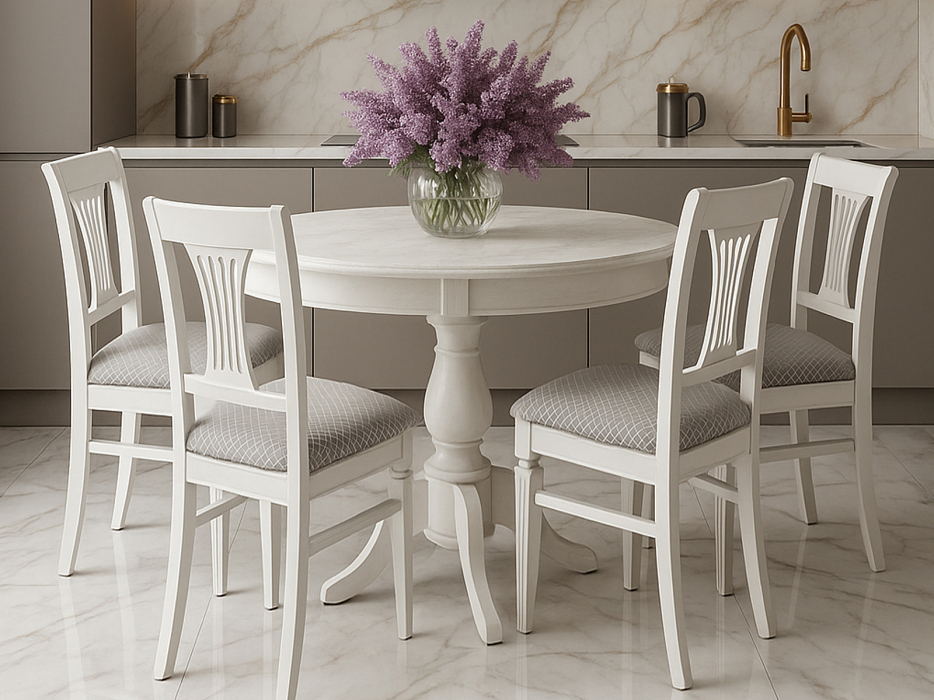 Обеденные столы, Стол обеденный Мебелик Моро 04 раздвижной 100/140*100