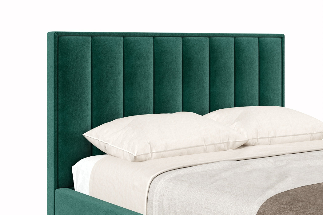 Мягкая кровать, Кровать Анкона 1400 с подъёмным механизмом, велюр