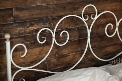 Кованая кровать Флоренция 1.6 с двумя спинками