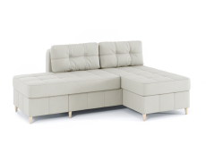 Диваны угловые в гостиную, Диван-кровать угловой Оливер Люкс 2 еврокнижка-трансформер, велюр