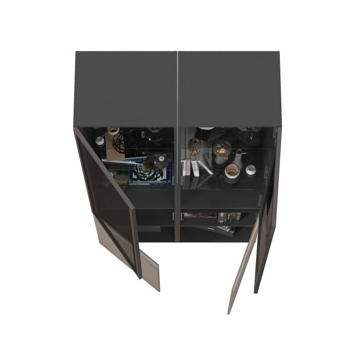 Витрины, Горка Сидней из двух шкафов-витрин