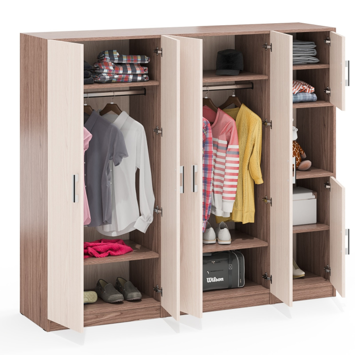 Шкафы двухстворчатые, Стенка из мебельных шкафов СК-9