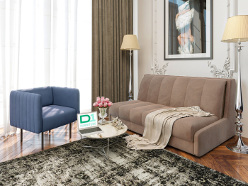 Кресло тканевое Рио, велюр