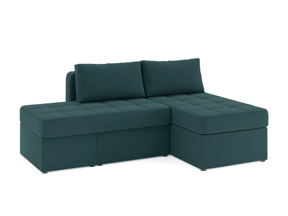 Диваны угловые в гостиную, Диван-кровать угловой Оливер еврокнижка-трансформер, велюр