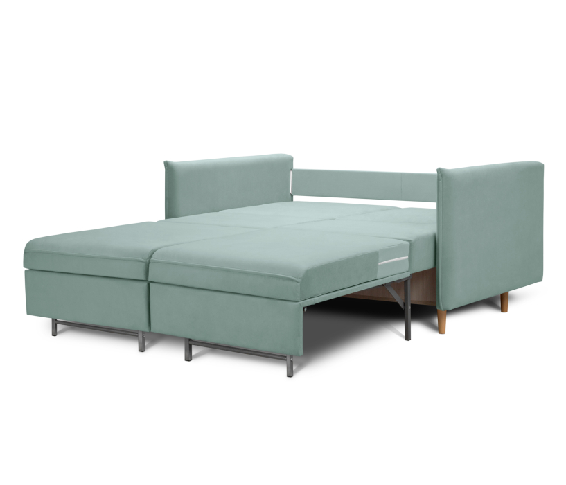 Дизайнерские диваны для гостиной, Диван кровать Оливер 120, микровелюр