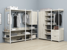 Гардеробные, Гардеробная Urban Лофт 03 Белый