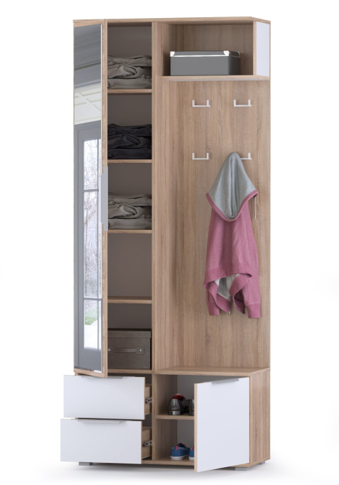 Прихожая, Прихожая Куба Шкаф комбинированный 10.14
