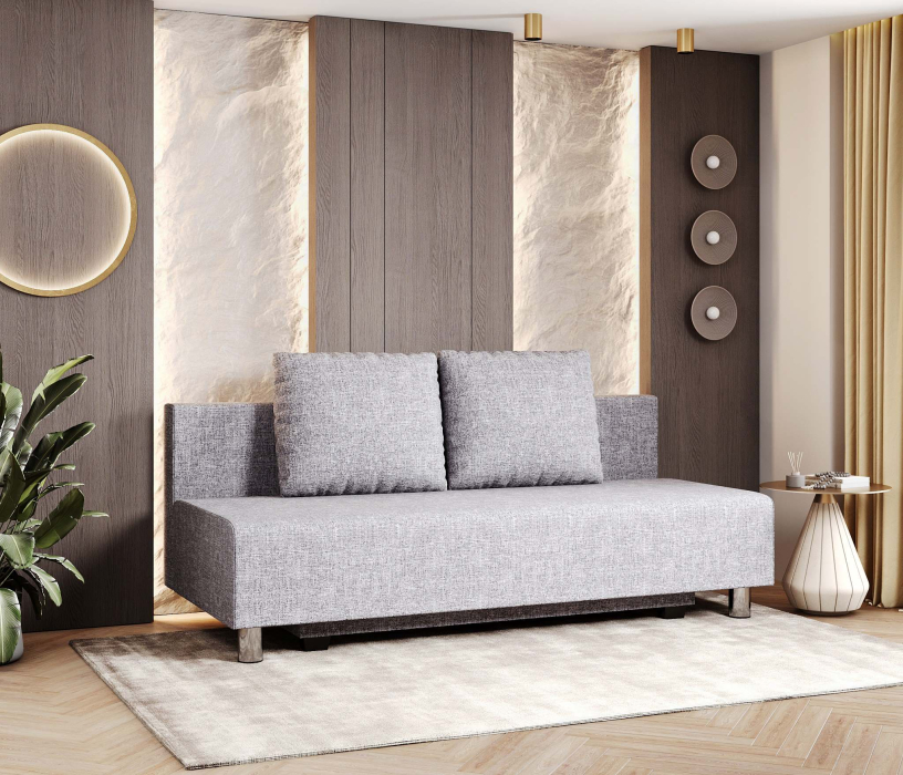 Диваны еврокнижки, Диван-кровать прямой Парма Комфорт еврокнижка,рогожка