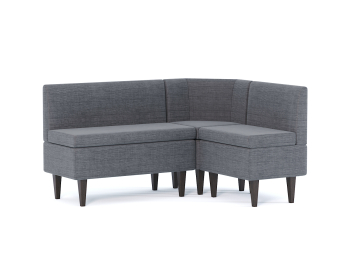 Диван кухонный угловой Лео, рогожка