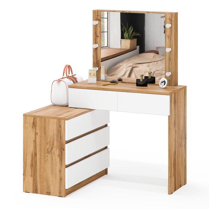 С зеркалом, Туалетный столик с подсветкой 110