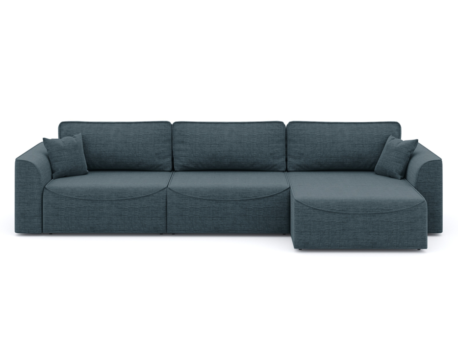 Диваны угловые в гостиную, Диван-кровать угловой Рафаэль 3 секции еврокнижка НПБ, рогожка Люкс