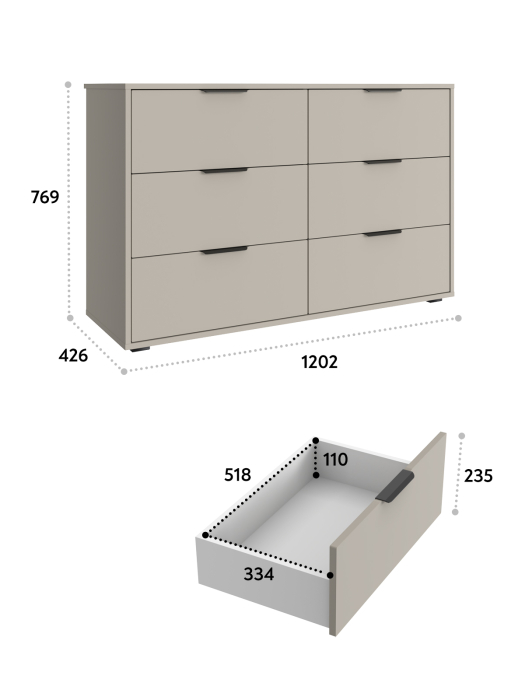 Комоды, Комод Оптима ОП-16