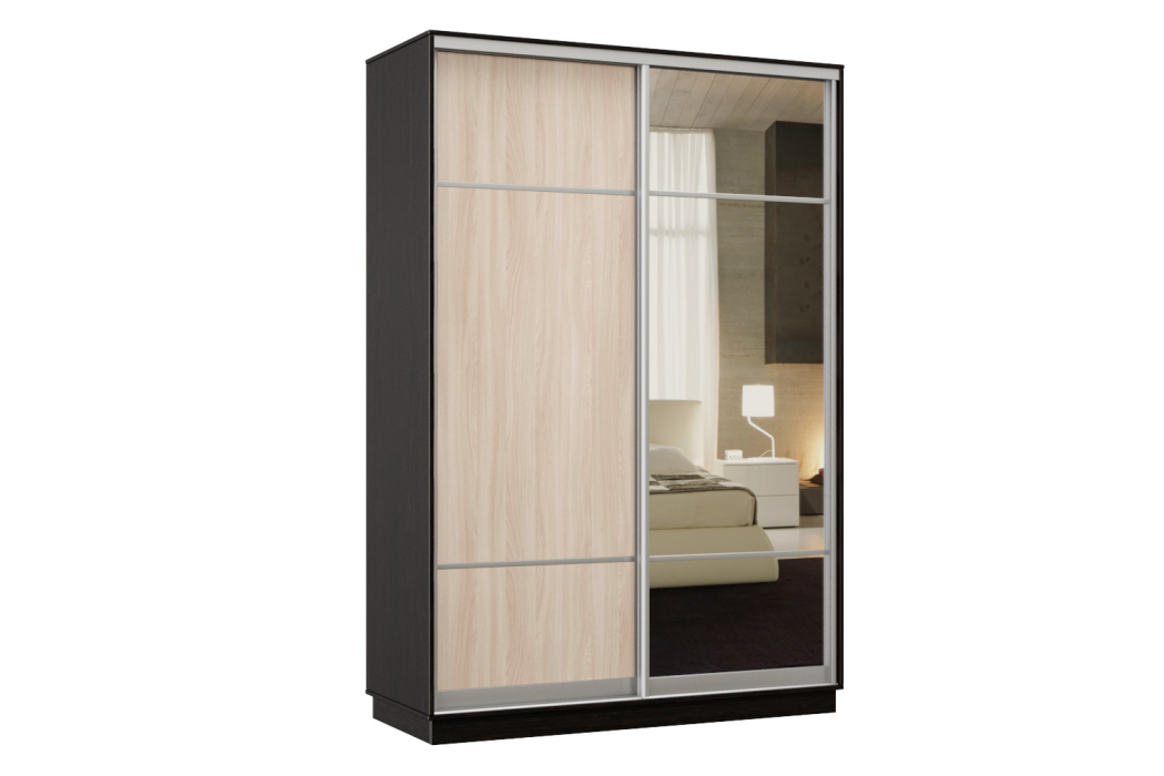 Шкафы-купе, Шкаф-купе Премьер Лайт 03 Мини (08;11) двухдверный