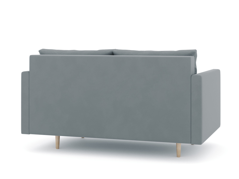 Диваны прямые кухонные, Диван прямой нераскладной Милли мини 2-х  местный с подлокотниками, велюр