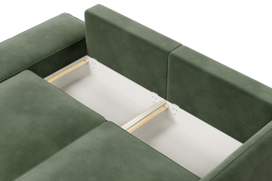 Диван прямой ПОРТЛЕНД с банкеткой