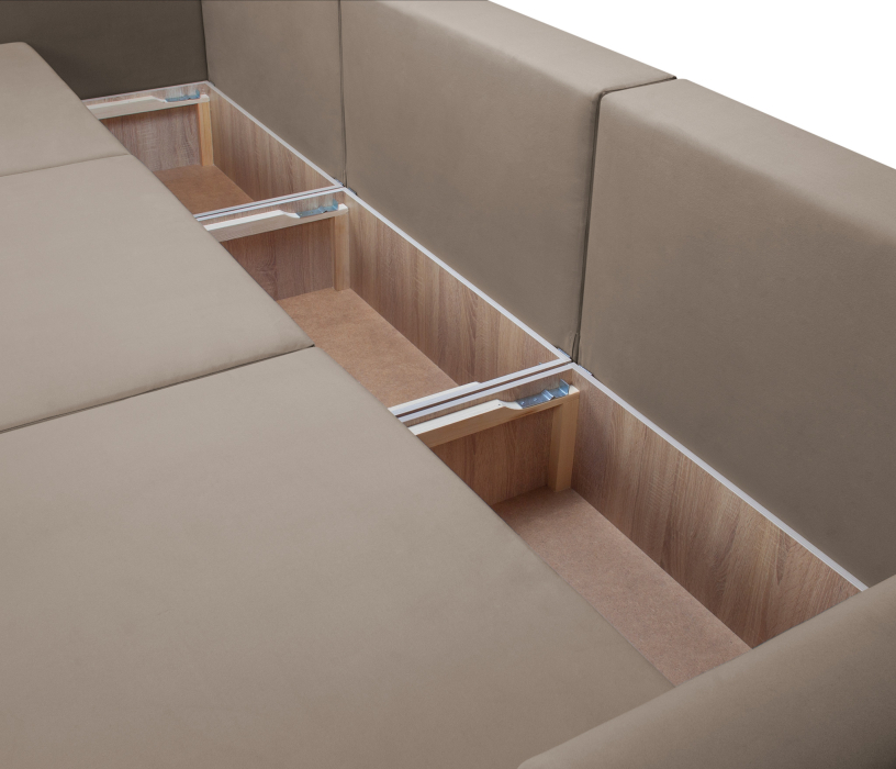 Диваны еврокнижки, Диван кровать прямой модульный Мэдисон, велюр