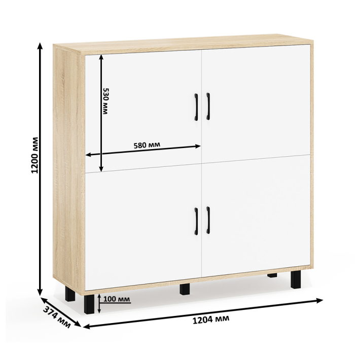 Комоды, Тумба-комод РВК 126-1204