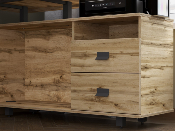 Стол рабочий универсальный Калифорния Хардвиг 1200 ЛДСП