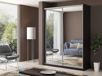 Шкаф купе 2-х дверный Айсберг 180 зеркало