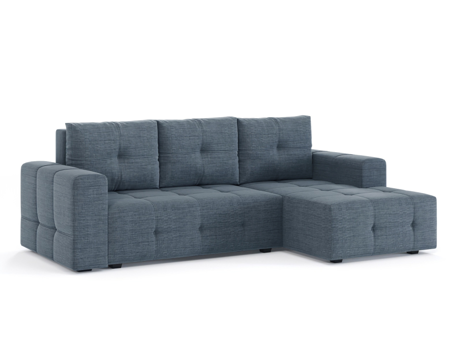 Диваны угловые в гостиную, Диван-кровать угловой Прадо, еврокнижка, рогожка