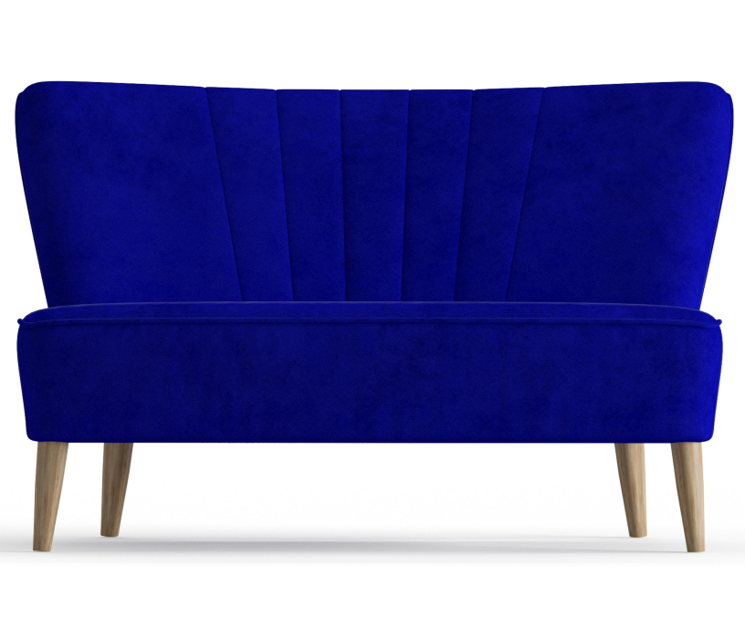 Дизайнерские диваны для гостиной, Диван прямой Зола, Велюр